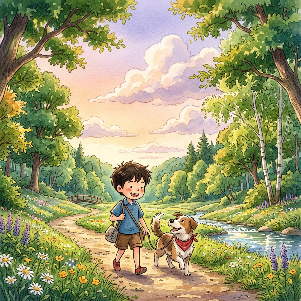 Ghibli-inspired art style example showing a soft, detailed anime aesthetic